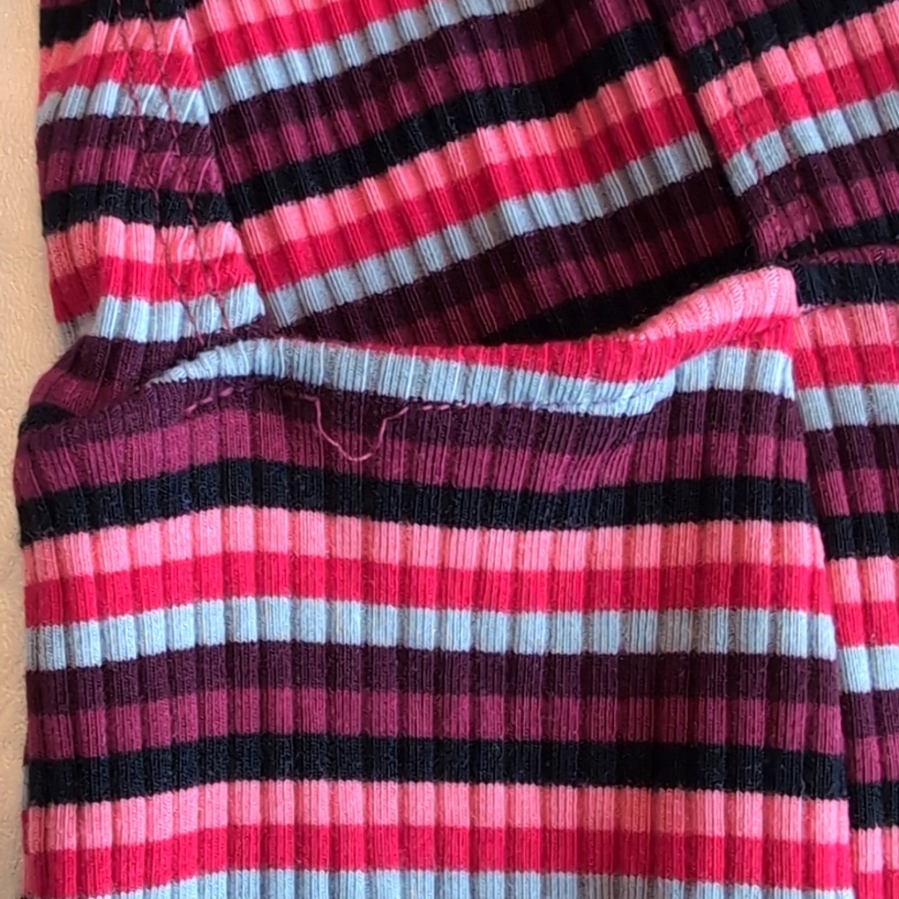 Reformation Vice Deep V-Neck Striped Wide Leg Jumpsuit Women's Size XS - Picture 10 of 11